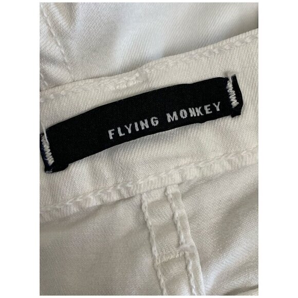 Flying Monkey White Skinny Jeggings Jean-Like Leggings JRs Sz 1 Style#L7384 - Picture 4 of 9